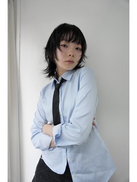 ヒメル(HML U/2A) ウルフミディスタイル/髪質改善ストレートパーマ/