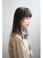 トリッカ 銀座(tricca)&nbsp;20代30代40代ミディアムパーマミディアムヘア毛先パーマ前髪