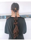 結婚式ヘアセット
