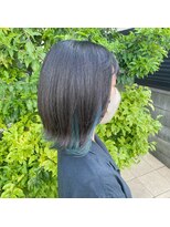 フラミューム 藤沢(flammeum) 外ハネボブ×インナーグリーン【藤沢/藤沢駅】