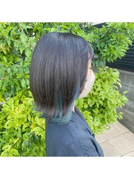 フラミューム 藤沢(flammeum) 外ハネボブ×インナーグリーン【藤沢/藤沢駅】