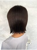 岡田≫タッセルボブ×ダークグレージュ