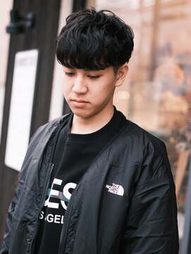 デフ(def) メンズ ツーブロックマッシュ×ゆるやかウェーブ