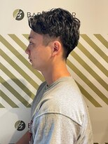バーバーバー アカバネ(BARBER-BAR AKABANE)&nbsp;爽やかメンズのフリンジパーマ 毛流れパーマ#1