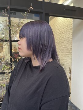 ブレス(bless) lavender wolfcut