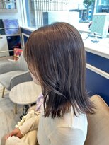 アンソル オブ リシェール(N'SOL of RICHAIR)&nbsp;前髪/アンブレラカラー/こなれミディ/イメチェン/ウェーブパーマ