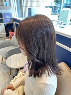アンソル オブ リシェール(N'SOL of RICHAIR) 前髪/アンブレラカラー/こなれミディ/イメチェン/ウェーブパーマ
