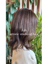 アッシュ アーティスティック スタジオ オブ ヘア(Ash artistic studio of hair)&nbsp;オリーブブラウン