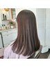 《パヤパヤもうねりも解消☆自然なうる艶髪に》カット+ストレート+素材美ケア