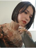 大人ボブ*ミニボブ*切りっぱなしボブ*顔周りカット*30代40代50代