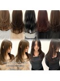 小顔レイヤーカットミディアムレイヤーレイヤーロング【日本橋】