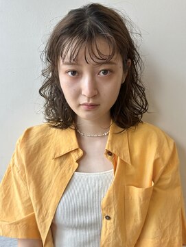 ガーデン 銀座(GARDEN) デジタルパーマ チェリーブラウン イメチェン 垢抜けヘア