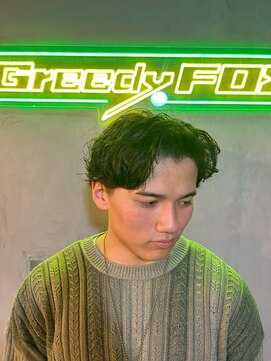 グリーディーフォックス 代々木(Greedy FOX) 波巻き/ハイライト/マッシュパーマ/ウルフ[シェービング]