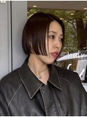 切りっぱなしボブ