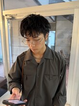 ヘアープレース アディクション(ADDICTION) “spiky short down bang style”