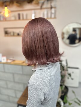 空 ピンクベージュ/ブリーチ2回～