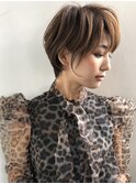 美髪/大人かわいい/ペールベージュ/40代/50代/白髪染め/b