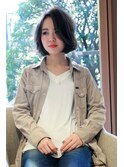 ■大人可愛いアシンメトリー前下がりボブM.SLASH自由が丘16-3