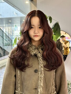 クム(kumu) 【kumu】ブリーチなし暖色系カラー/カシスワインレッド/ボルドー