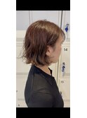 【ボブ×ニュアンスパーマ】