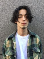 ファロルーエ(falo Ruhe)&nbsp;グランジパーマ×センターパート