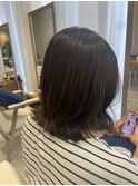 白髪染め×艶感ベージュ