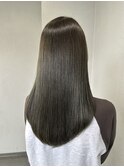 オリーブグレージュ×ULTOWA×髪質改善ストレート