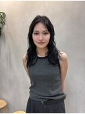 黒髪/小顔/クラゲヘアー/オリーブグレー/ココアベージュ/渋谷