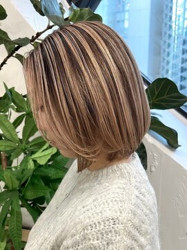 エレメント 五反田店(EREMENT) 着物/メルティカラー/似合わせカット/ウェーブミディアム/五反田