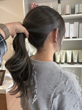 グレーイヤリングカラー♪