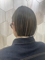 ビューティドレッセヤマノ 池袋パルコ(Beauty Dresse YAMANO)&nbsp;白髪ぼかし/ハイライト/切りっぱなしボブ/ボブ
