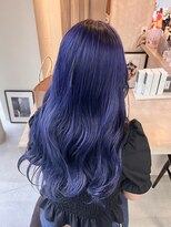 エフィールリアモ(afeel riamo)&nbsp;ブルーラベンダーカラーブリーチカラー