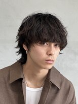 フィフスパーク(fifth PARK)&nbsp;渋谷シャドウパーマ波巻きスパイラルパーマ束間ラウンドマッシュ