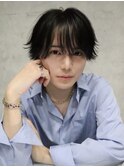 MEN’S HAIR/波巻きツイストスパイラル/リバースセンターパート