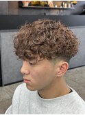 外国人風カラー×スペインカール