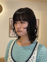 ラヴィズム 栄店(LUVISM)&nbsp;ミディアム/ボブ/パーマ/艶カラー/レイヤー/顔周りレイヤー