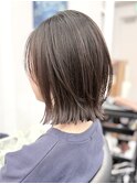 20代30代ボブレイヤーボブ顔周りレイヤー韓国風ボブハッシュボブ