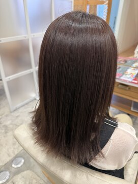 アン(an) 髪質改善プラチナカラーのお手入れ簡単時短ヘア☆