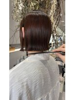 ログ(log) ニュアンスパーマ 髪質改善カラー 顔まわり レイヤー 艶髪