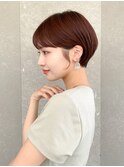 ハンサムショート/丸みショートボブ/20代30代40代50代/顔周り
