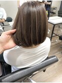 ハイライトカラー×グレージュ