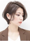 ショートカット・ 白髪染め・ 50代・ハイライト