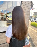 アズグロウ エクラ(AS GROW 'eclat) ミルクティーブロンドショコラベージュロング