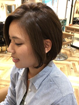 ロンド ブランシュ 錦糸町北口(Lond blanche) オシャレ前下がりのショートボブ☆担当 副店長 川上功介