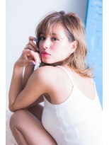 ミエル ヘア 新宿(miel hair)&nbsp;【mielhair新宿】大人可愛い外ハネミディ♪