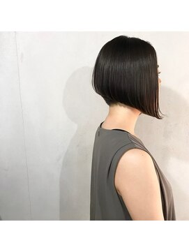 タグ(#tag) #前下がりボブ