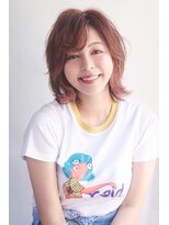 アノン(anon)&nbsp;ガーリーウルフ×グレージュピンク