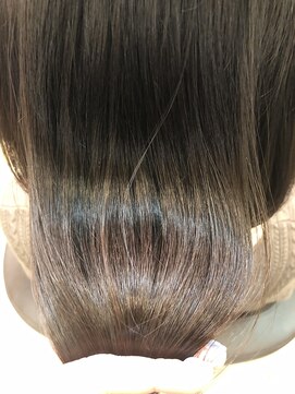 ミリュウ(Milieu) ボブでもまとまる髪に　やわらか縮毛矯正