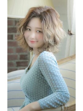 ロンドフルール 大宮東口(Lond fleur) 【林　飛夕也】愛され小顔　sweetウェーブボブ♪