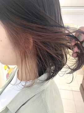 インビテーション(invitation) インナーカラー×ベビーピンク